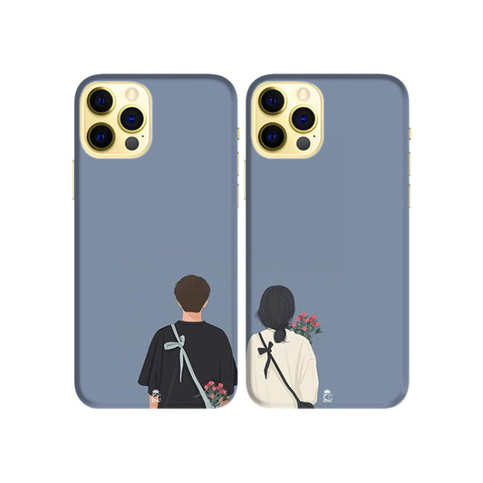 The Day is Today Slim Hard Couple Phone Case