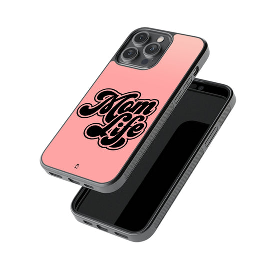 Mom Life Glass Phone case