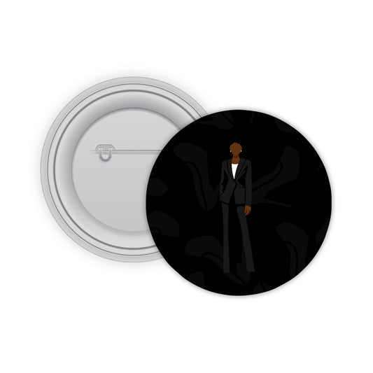 Real Boss Pin-back Button Badge