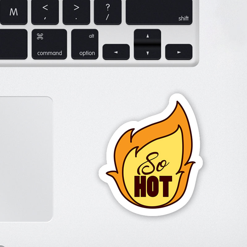 So Hot Laptop Sticker