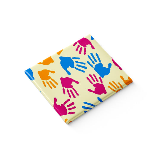 Hand Prints Fridge Magnet