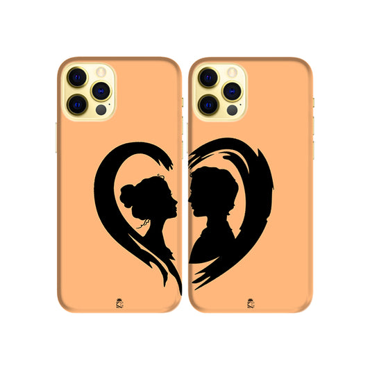 Perfect Match Slim Hard Couple Phone Case