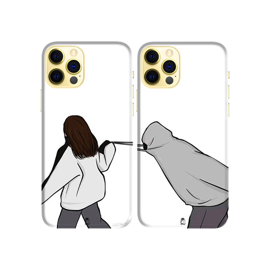 Come to my Space Slim Hard Couple Phone Case