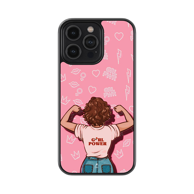 Girl Power Glass Case