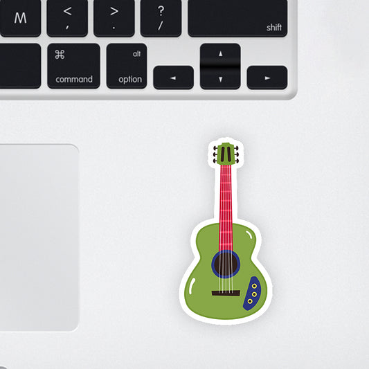 Guitar Laptop Sticker