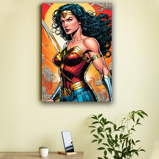 Wonder woman Pop Art Poster