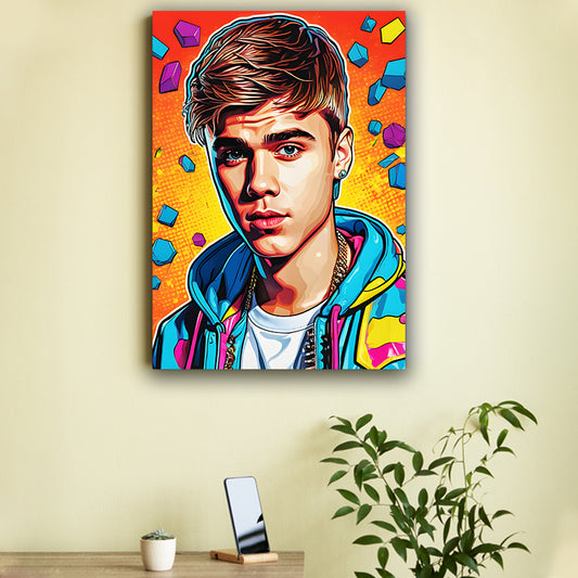 Justin Bieber Pop Art Poster