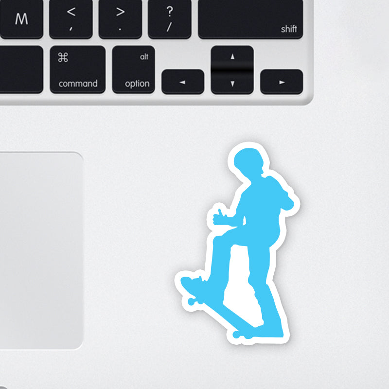 Skater Boy Laptop Sticker