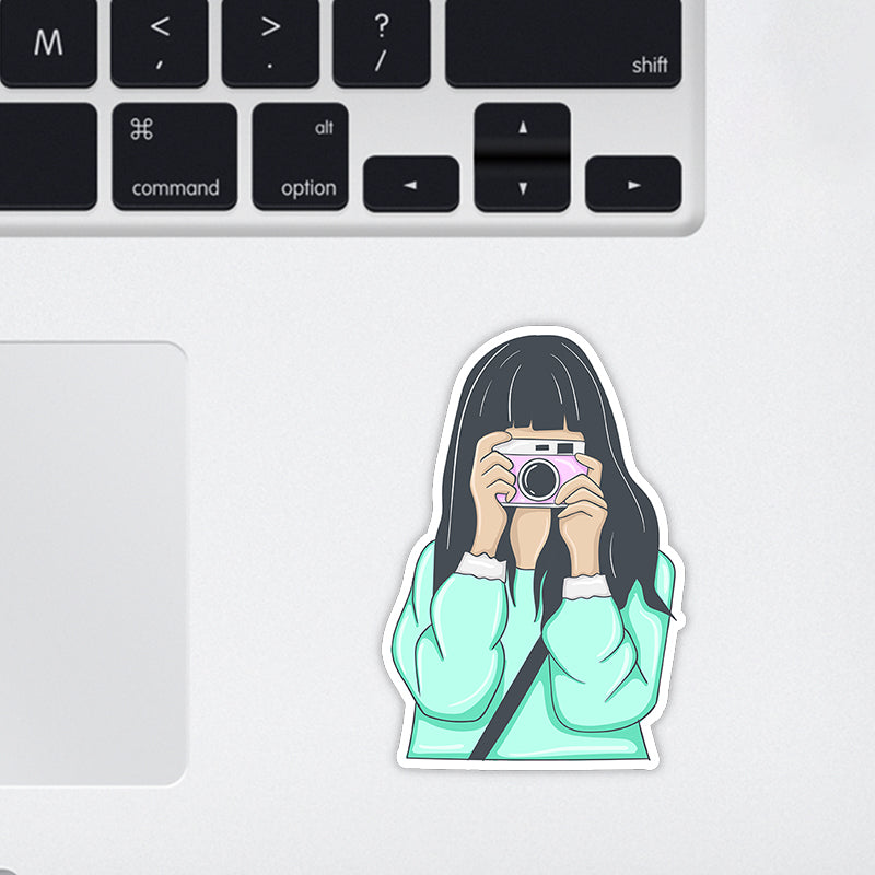 Smile Please Laptop Sticker