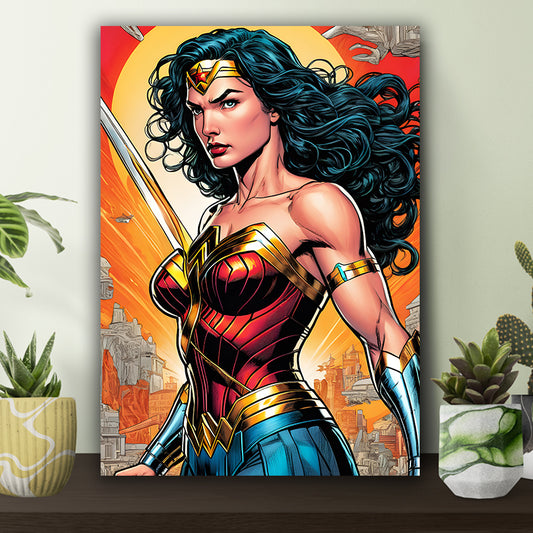 Wonder woman Pop Art Poster