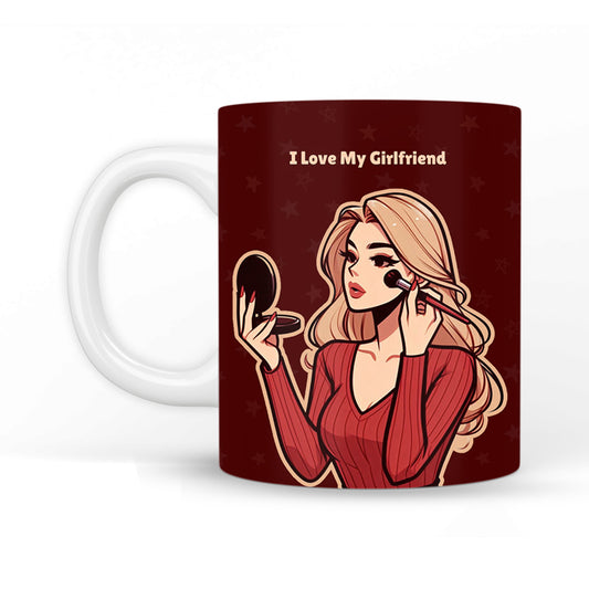 I Love My Girlfriend Coffee Mug