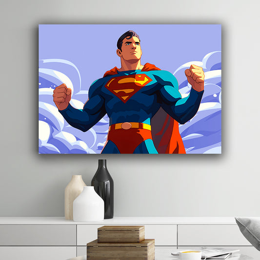 Superman Landscape Poster