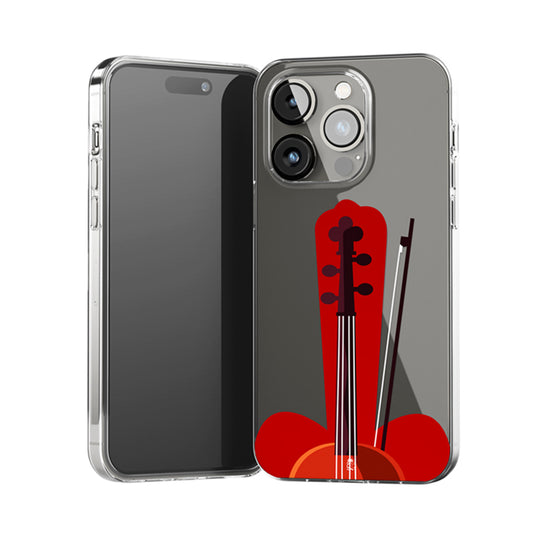 Violin Love Clear Silicone Case