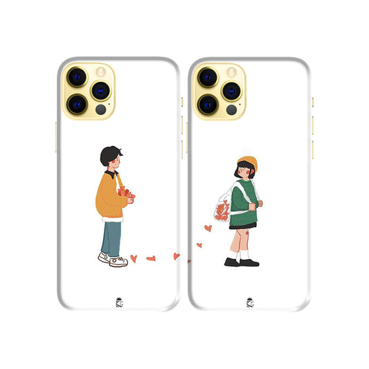 Bags of Love Slim Hard Couple Phone Case