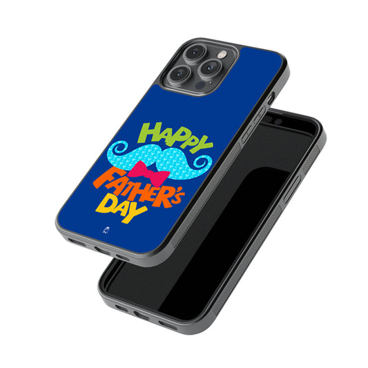 Happy Fathers Day Glass Phone case