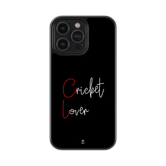 Cricket Lover Glass Case