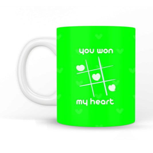 You Won My Heart Coffee Mug