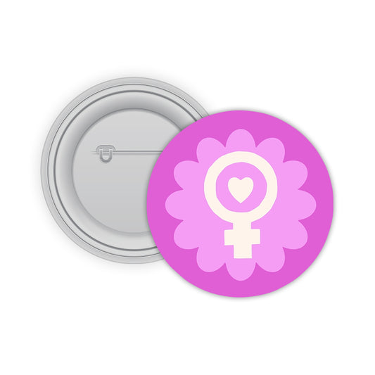 Women Pin-back Button Badge