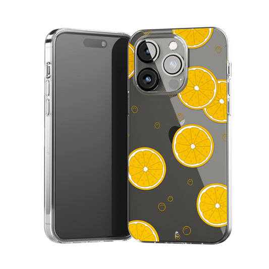 Orange Slices Clear Silicone Case