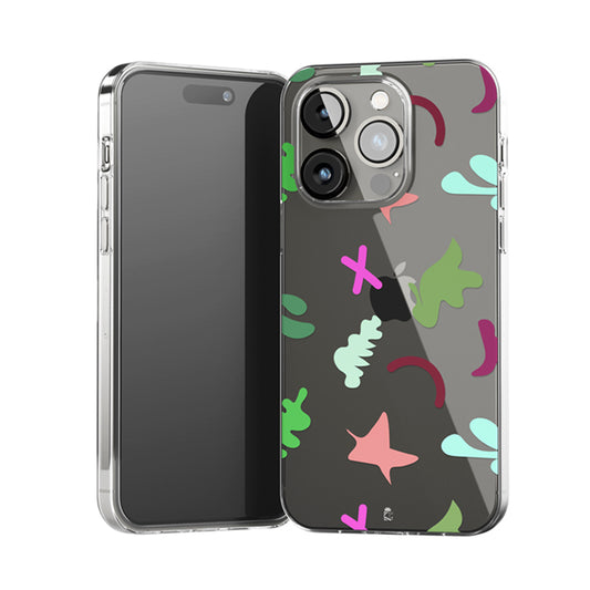 Colour Splashes Clear Silicone Case