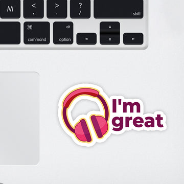 i'm Great Laptop Sticker