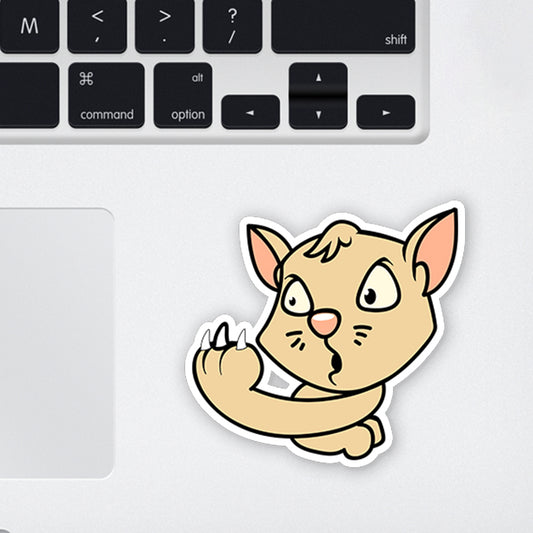 The Best Paw  Laptop Sticker