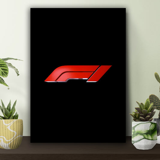 F1 racing poster