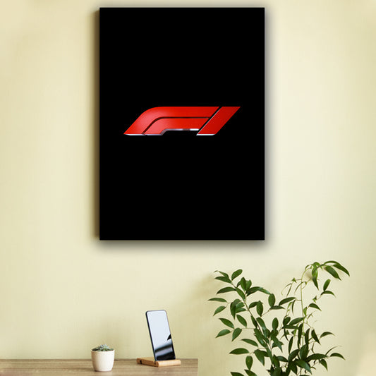 F1 racing poster