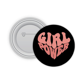 Power Pin-back Button Badge