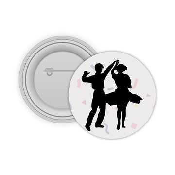 Couple Dance Pin-back Button Badge