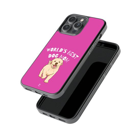 Worlds Best Dog Mom Glass Phone case