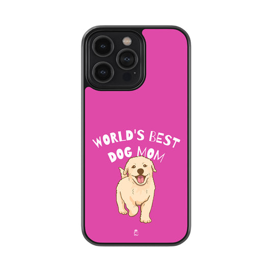 Worlds Best Dog Mom Glass Phone case