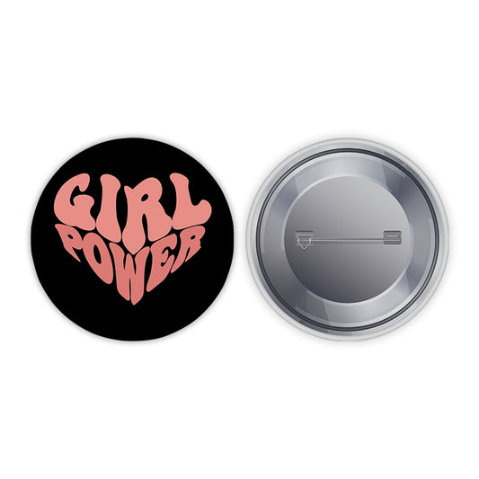 Power Pin-back Button Badge