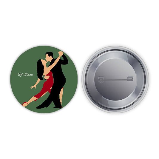 Let's Dance Pin-back Button Badge