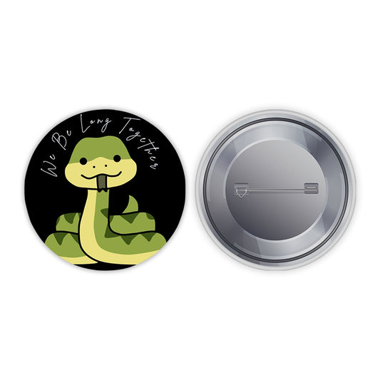 Snake Pin-back Button Badge