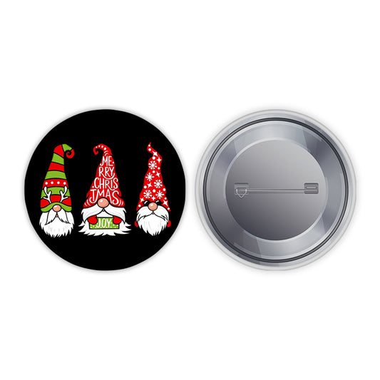 Christmas Joy Pin-back Button Badge