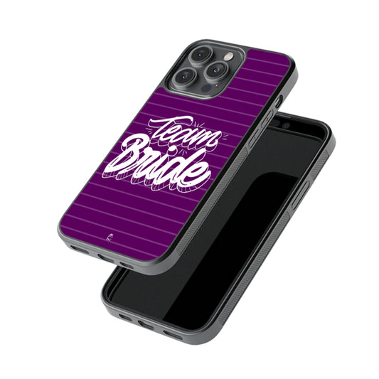 Always Team Bride Glass Phone case