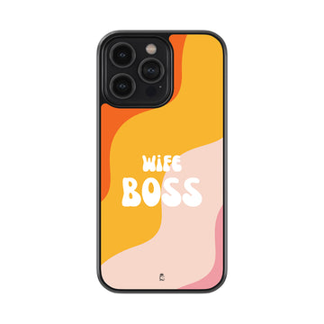 Wife Boss Glass Phone case