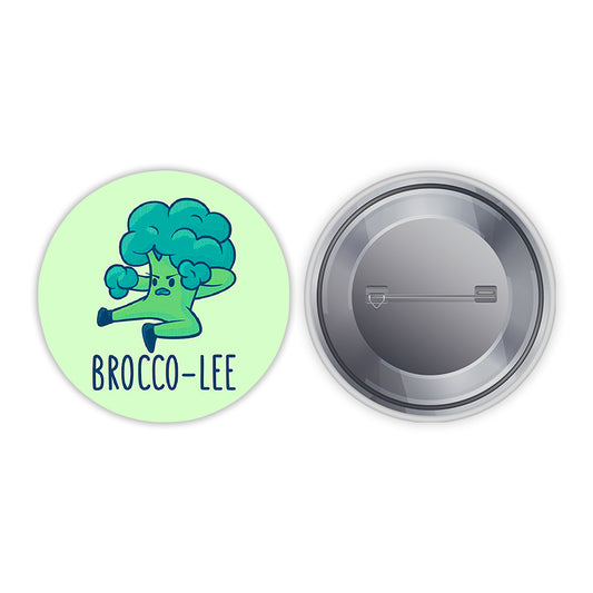 Broco-lee Pin-back Button Badge