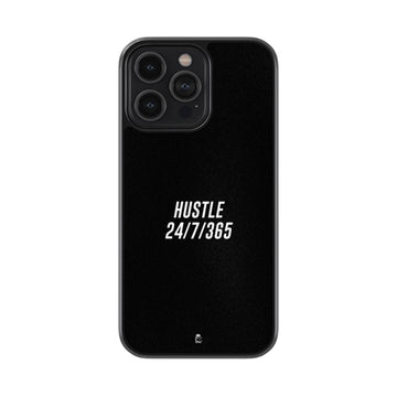 Hustle 24/7/365 Days Glass Case