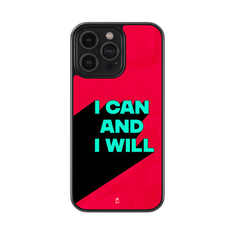 I Can And I Will Glass Case