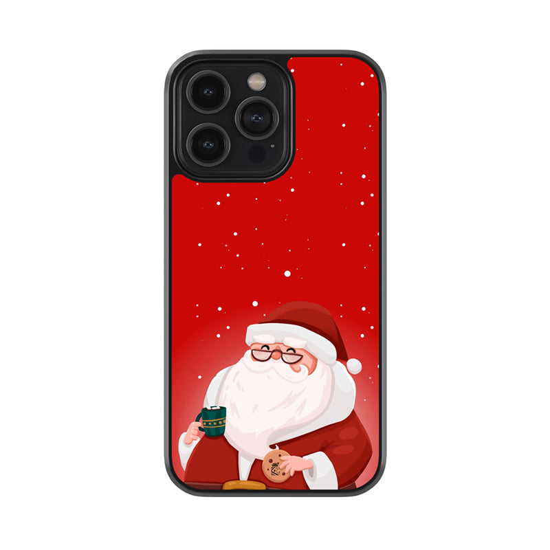 Happy Santa Glass Case