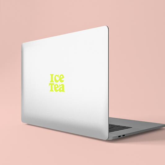 Ice Tea Laptop Sticker