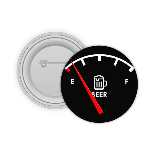 Low Beer Pin-back Button Badge