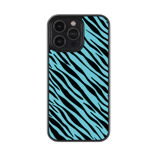 Hazel Blue Patterned Glass Case