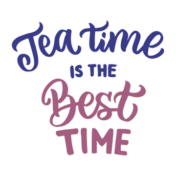 Tea Time is the Best Time Laptop Sticker