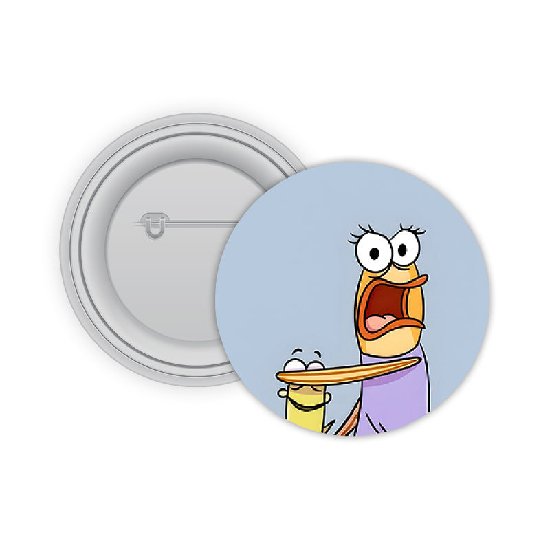 Awww Pin-back Button Badge