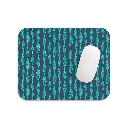 Blue Motif Mouse Pad