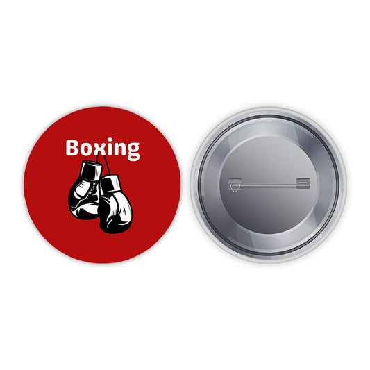 Boxing Pin-back Button Badge