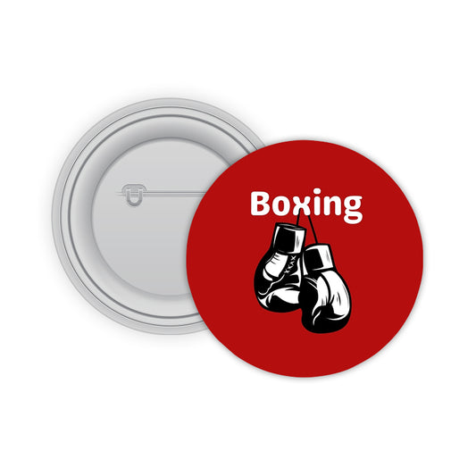 Boxing Pin-back Button Badge